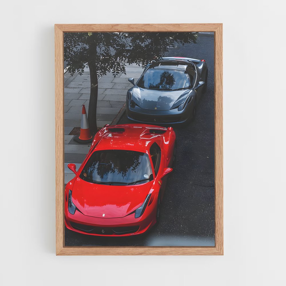 Poster italia Rouge – affiche Ferrari (vue 4)